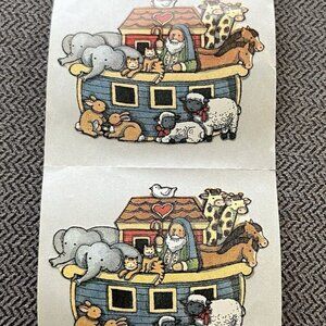 Noah's Ark RA Lang design by Susan Winget Two x Two They Came Vintage HTF (~100)